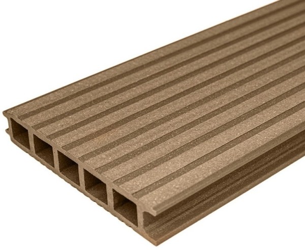 Террасная доска из ДПК бесшовная holzhof, Орех купить в Заводоуковске