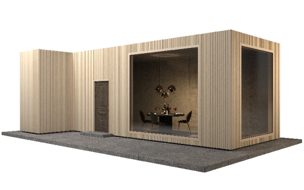 Фасадная панель GRINDERDECO, ДПК,двухсторонняя Выбеленный дуб купить в Заводоуковске