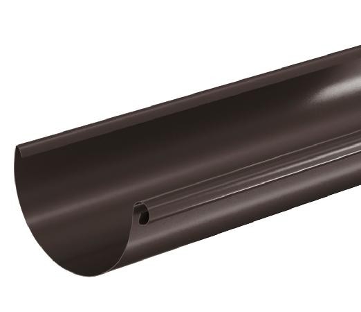 Водосток Aquasistem, система 125x90 - Водосточный желоб 3.00м RR 32 Тёмно Коричневый купить в Заводоуковске