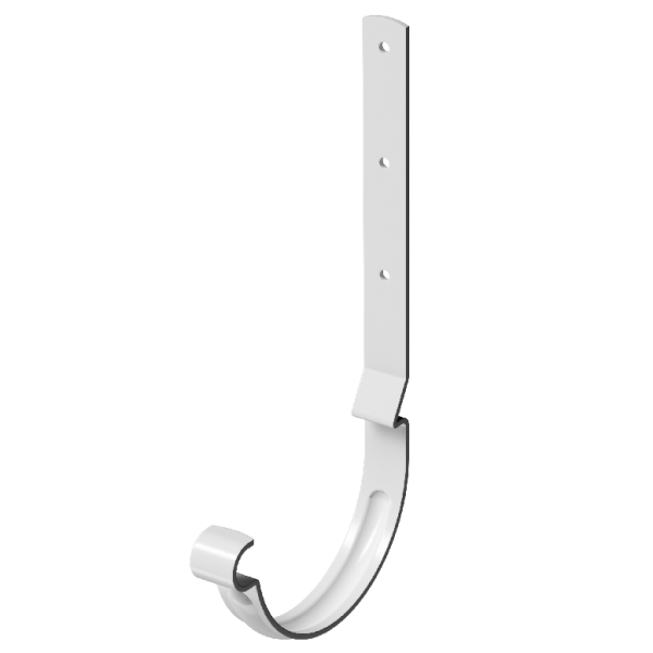 Карнизный крюк длинный D125 Döcke STAL PREMIUM Пломбир, (RAL 9010) купить в Заводоуковске