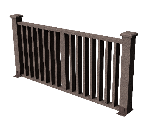 Ограждения декоративное ДПК GRINDERDECO Риальто венге купить в Заводоуковске