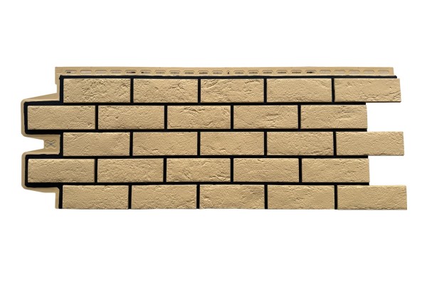 ФП Grand Line состаренный кирпич премиум Песочный (шов RAL 9005) купить в Заводоуковске