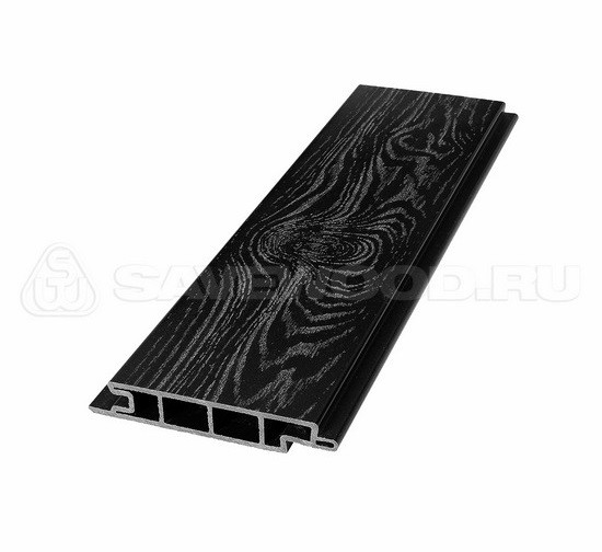 Террасная доска из ДПК SW Padus тангенциальный распил «SaveWood» черный купить в Заводоуковске