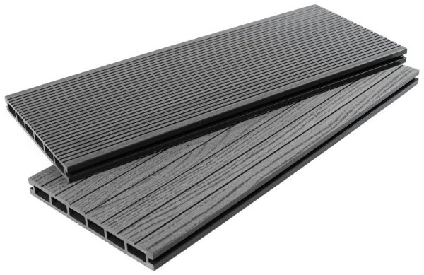 Террасная доска ДПК - ДеревоПласт- DP Standart+ графит купить в Заводоуковске