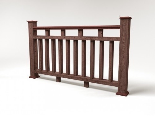 Ограждение из ДПК FG8 шоколад купить в Заводоуковске