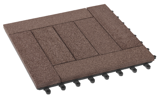 Модульный паркет ДПК GRINDERDECO Комфорт 6 Шоколад купить в Заводоуковске