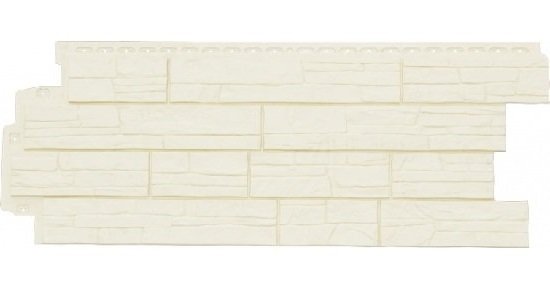 Фасадная панель Grand Line Сланец молочный купить в Заводоуковске