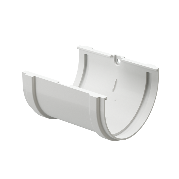 Соединитель желоба Docke Premium ПВХ - Пломбир купить в Заводоуковске