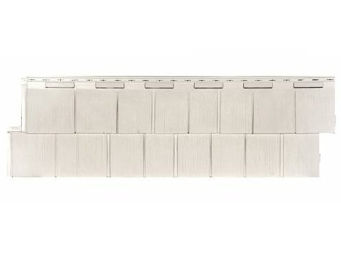 Фасадная панель T-Сайдинг-Щепа пихта ЭКО-1 Белый купить в Заводоуковске