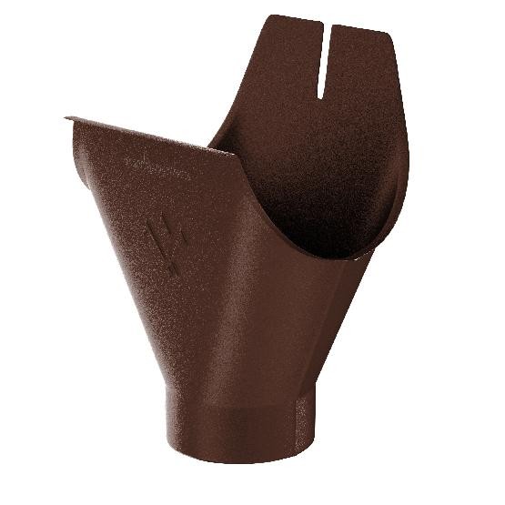 Водосток Aquasistem, Система 150/100 - Воронка желоба RAL 8017 Коричневый matt купить в Заводоуковске