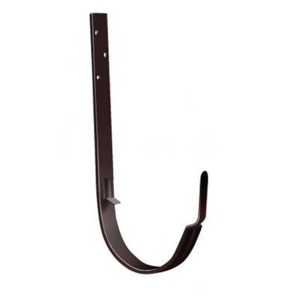 Водосток Grand Line 125x90 – Кронштейн длинный RAL 8017 купить в Заводоуковске