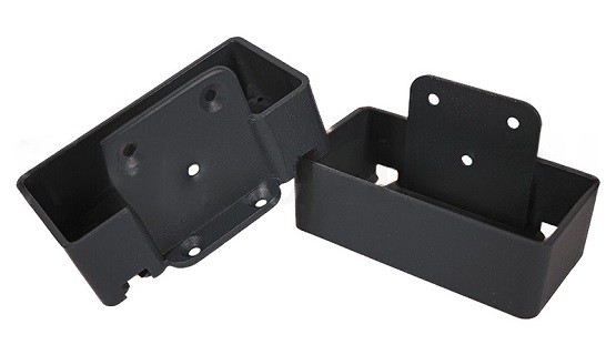 Крепление перил прямое из алюминия GardenParkett Графит купить в Заводоуковске