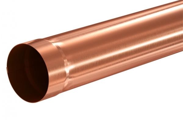 Водосток Aquasistem, система 125x90 - Соединительная труба 1 метр медная купить в Заводоуковске