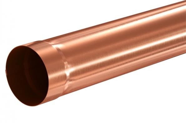 Водосток Aquasistem, система 125x90 - Водосточная труба 3 метра медная купить в Заводоуковске