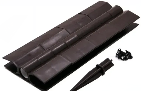 Угловой элемент поворотный, пластиковый от 60° до 300° для доски 300х30 мм из ДПК коричневый Holzhof купить в Заводоуковске