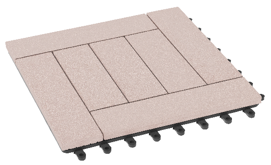 Модульный паркет ДПК GRINDERDECO Комфорт 6 Выбеленный дуб купить в Заводоуковске