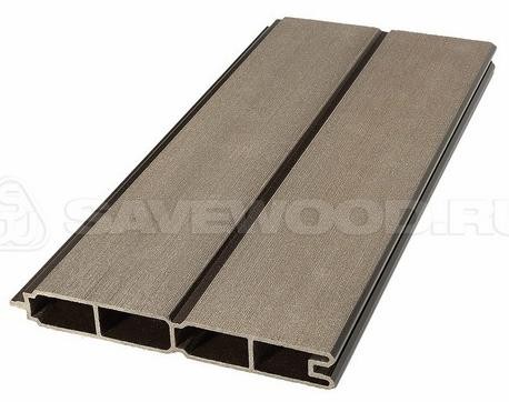 Заборный профиль из ДПК Savewood SW Agger матовый тёмно-коричневы купить в Заводоуковске
