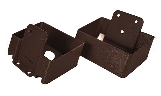 Крепления перил наклонное из алюминия GardenParkett Венге купить в Заводоуковске